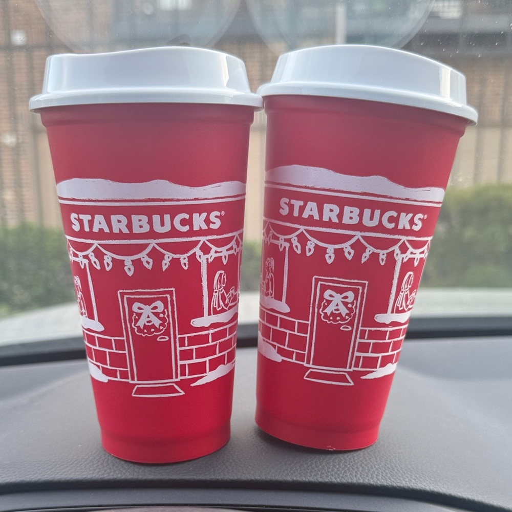 Starbucks Festive Reusable Cups